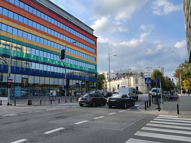 Przebudowa ul. Okrzei w Warszawie