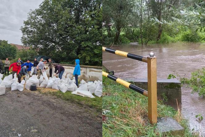 Zagrożenie powodziowe w Kątach Wrocławskich. Gmina apeluje do mieszkańców 