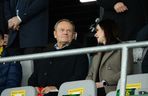 Donald Tusk przyleciał na mecz Litwa - Polska