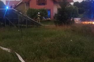 Burze na Dolnym Śląsku. Dom zapalił się od pioruna, strażacy interweniowali ponad 350 razy