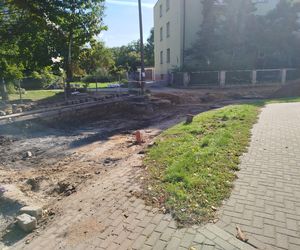 Roboty drogowe na ulicy Błonie w Siedlcach