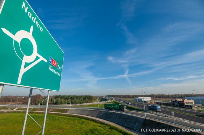 Węzeł Kobyłka w ciągu S8 Marki - Radzymin