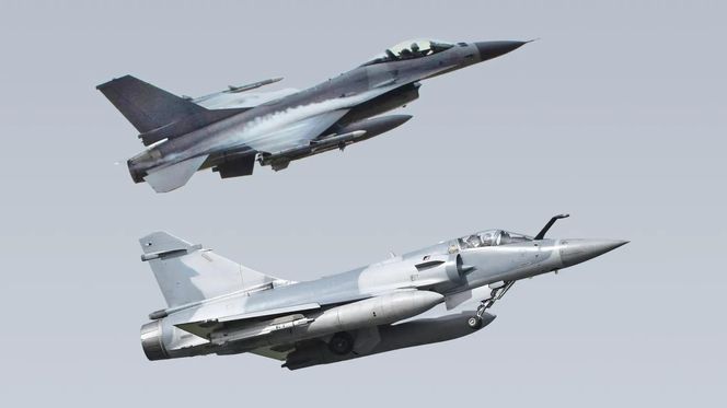 F-16 i Mirage 2000 na Ukrainie