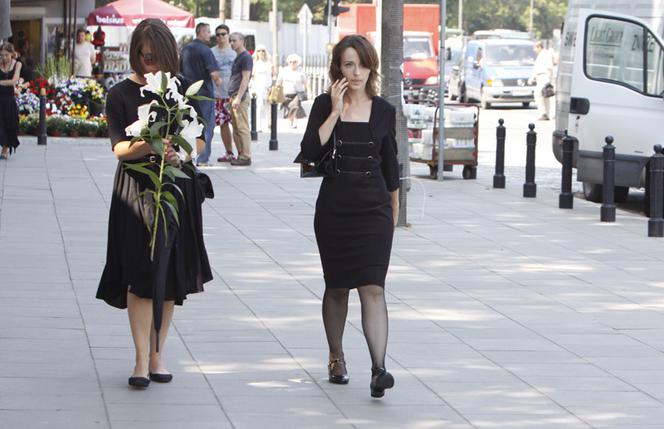 Kamila Łapicka uciekła ze stypy na kawę z koleżanką