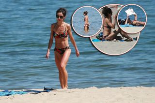 Morza szum, ptaków śpiew i Marta Kaczyńska zażywająca kąpieli w Bałtyku [ZDJĘCIA]