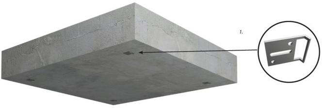 strop betonowy