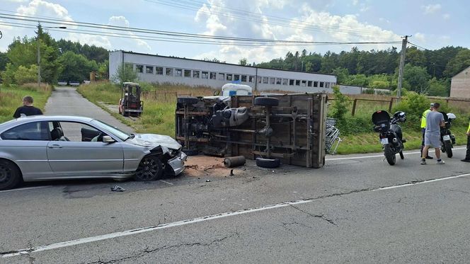 Wypadek w Lubieni