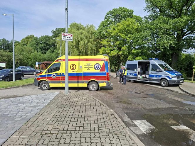 Wypadek nastolatka na hulajnodze w Mircu