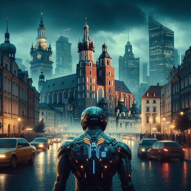 Polskie miasta przyszłości na obrazach AI