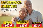 Waloryzacja emerytur 13,94 proc.