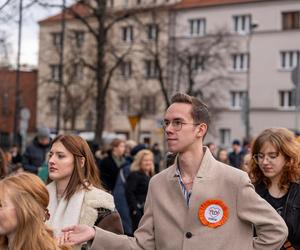 Maturzyści z Zabrza zatańczyli poloneza