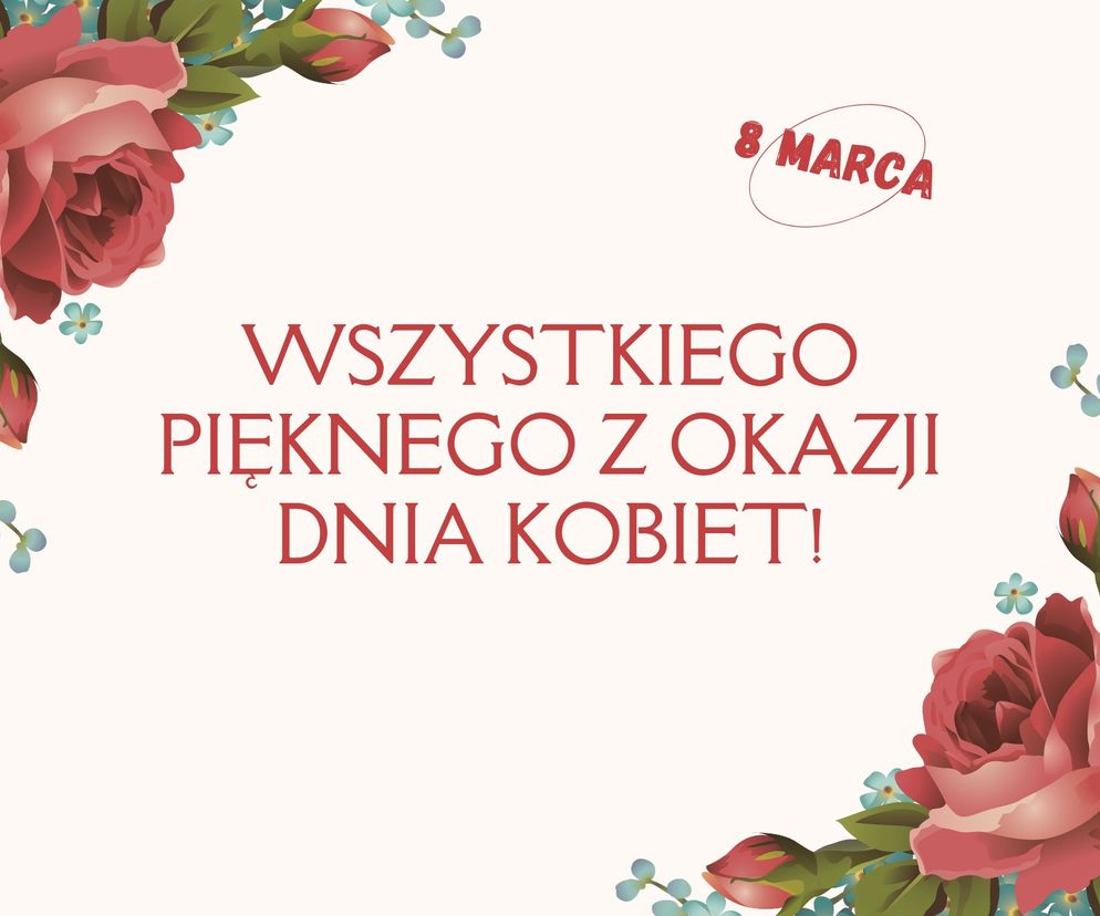 Wspaniała kartka na Dzień Kobiet online 2023 do pobrania. Gotowe życzenia za darmo