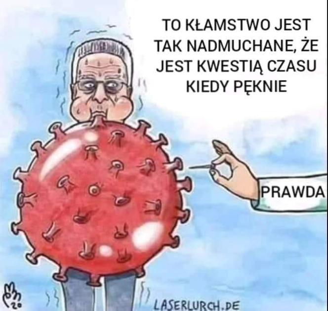 Polacy nie wierzą w koronawirusa. Zobacz memy 