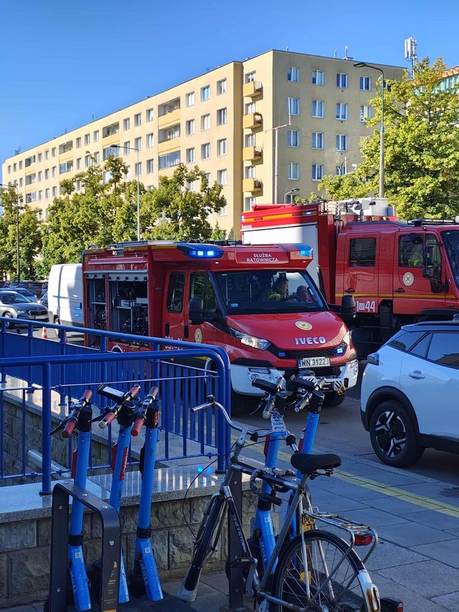 Pożar w metrze w Warszawie 1.07.2025 r.
