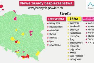 Koronawirus w Polsce: Nowe strefy żółte i czerwone! Gdzie będą obostrzenia? [LISTA]