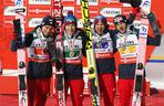 Piotr Żyła, Stefan Hula, Kamil Stoch, Dawid Kubacki