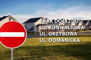 Będą utrudnienia w rejonie ulic Domanickiej, Konwaliowej i Grzybowej w Siedlcach