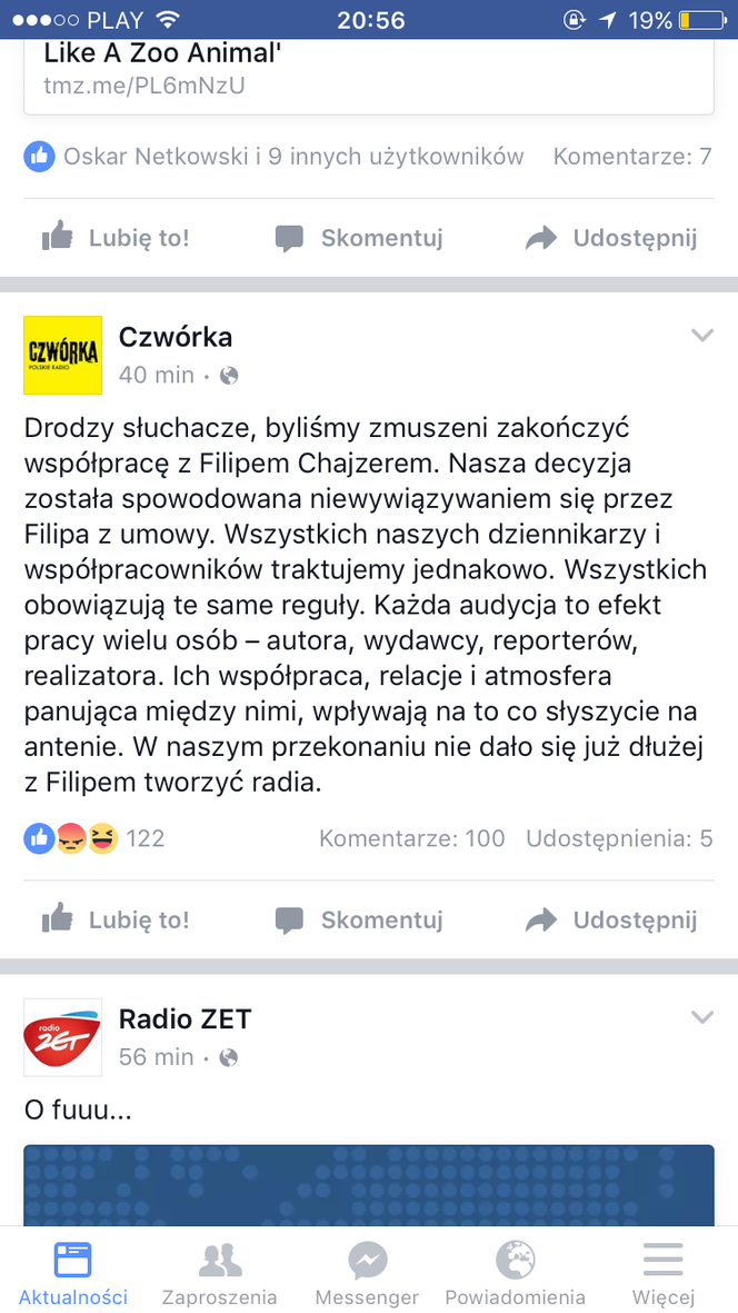 Chajzer odchodzi z Polskiego Radia!