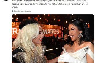 Grammy: Lady Gaga broni Cardi B: Zasłużyłaś na nagrodę! Zgadzasz się? [SONDA]
