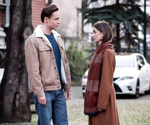 Pierwsza miłość odc. 4011. Krystian (Patryk Pniewski), Melka (Ewa Jakubowicz)