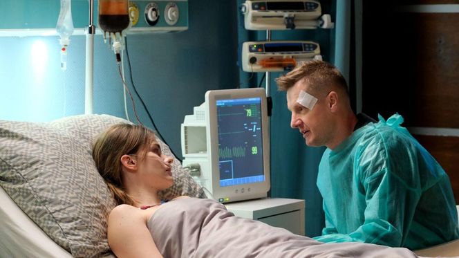 M jak miłość odc. 1876. Franka (Dominika Kachlik), Paweł (Rafał Mroczek)