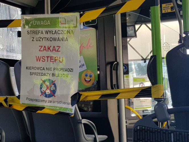 Kolejne obostrzenia w autobusach i tramwajach w Olsztynie