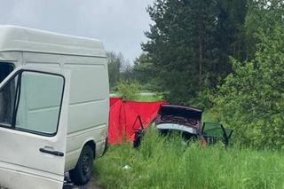 Śmiertelny wypadek na trasie Zapałów-Wólka Zapałowska! 21-latek nie żyje. Do wypadku doprowadził kierowca busa? [ZDJĘCIA]