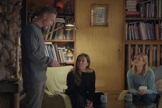 M jak miłość, odcinek 1863: Magda (Anna Mucha), Julia (Marta Chodorowska), Andrzej Budzyński (Krystian Wieczorek)