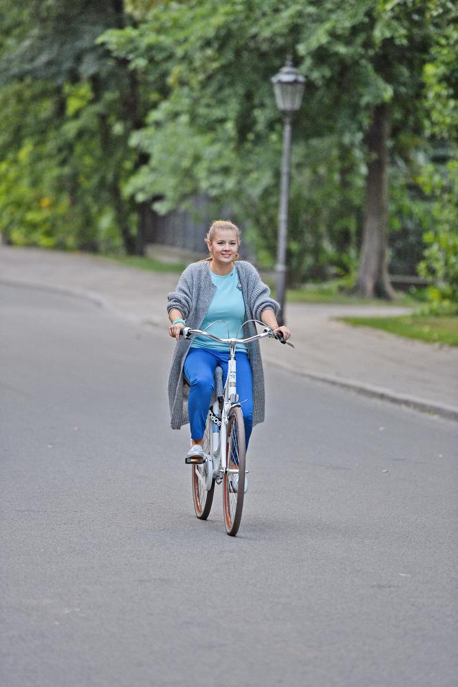 Anna Powierza walczy o zgrabną sylwetkę na rowerze