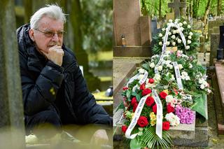 Przygnębiony i odmieniony 73-letni Wojciech Pijanowski na pogrzebie Stanisławy Ryster. Smutny widok