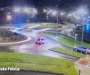 Przewrócił się na jezdni, kierowca toyoty nie zdążył zahamować! Koszmarny wypadek w Zielonej Górze [WIDEO, ZDJĘCIA]