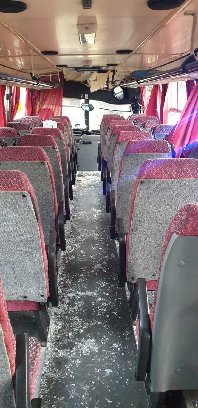 Wypadek autobusu szkolnego