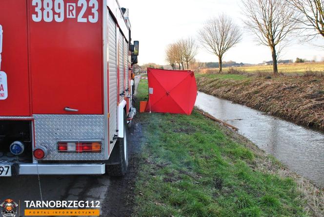 Tragedia we wsi Furmany na Podkarpaciu. Ciało 63-latka znaleziono w kanale z wodą