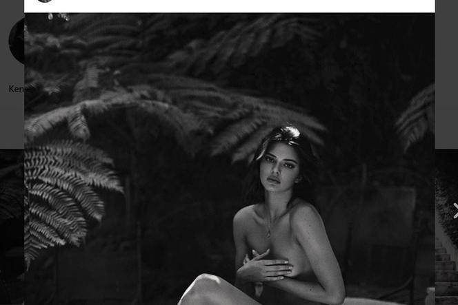Kendall Jenner nago na Instagramie