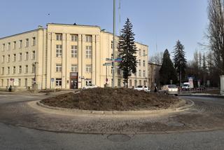 Siedleckie szkoły przy ul. Konarskiego i Prusa i ich okolica w lutym 2021 roku