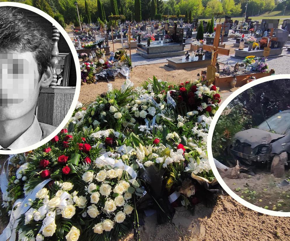 Karol, który zginął w Wabczu, spoczął na cmentarzu w Chełmnie. Grób utonął w białych kwiatach