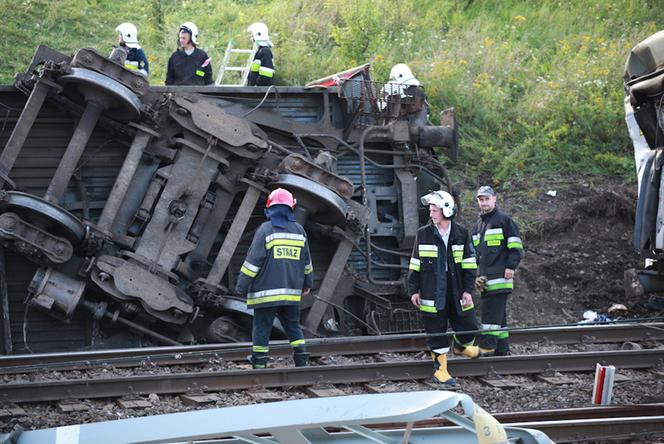 WYPADEK POCIĄGU Warszawa – Katowice w BABACH