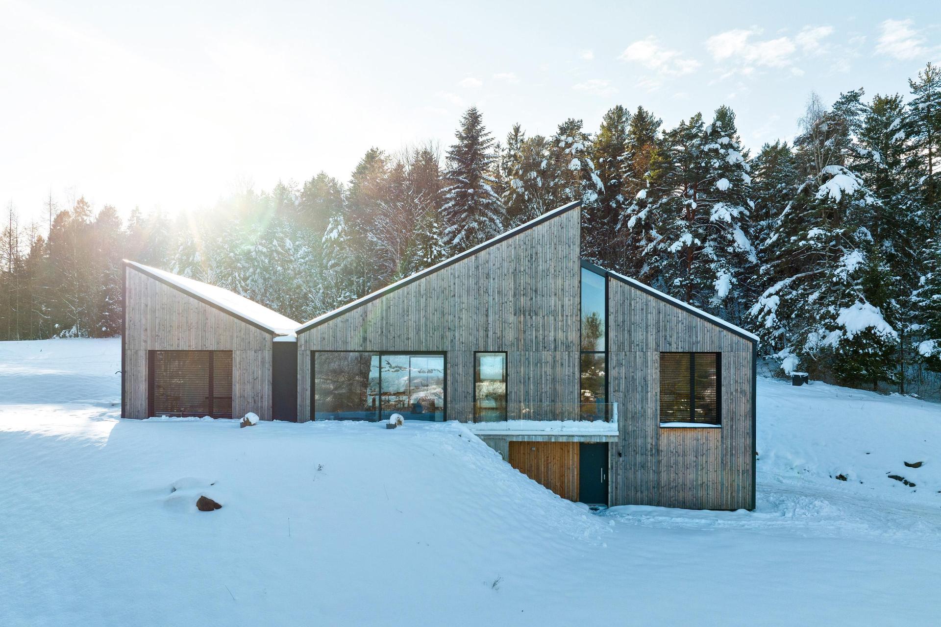 Dom ukryty w Beskidach