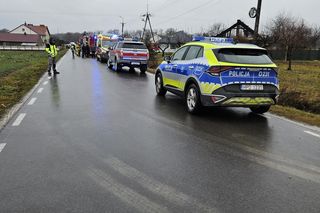Pożar drewnianego domu w Potoczku-Kolonii