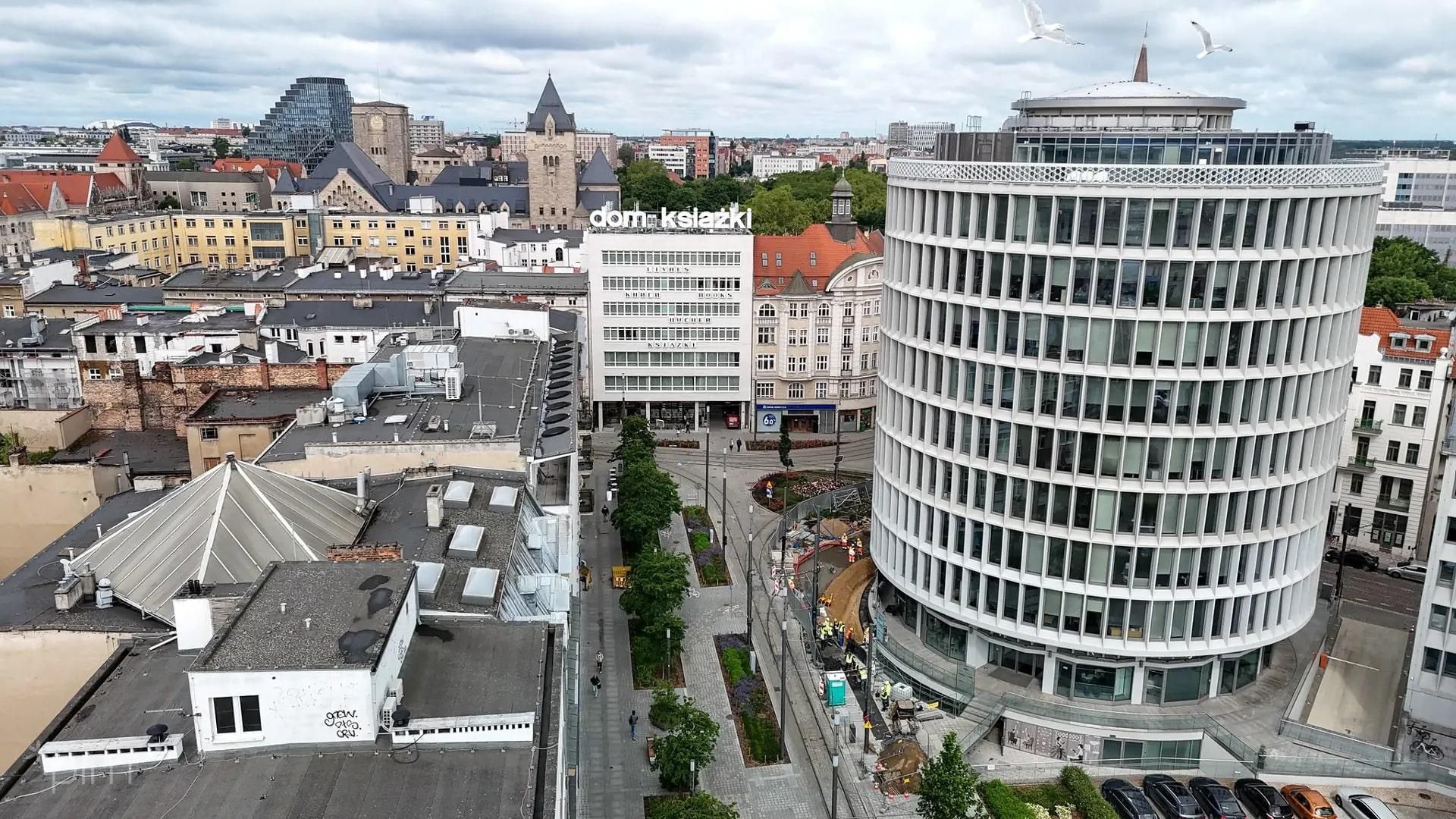 Prace przy Okrąglaku. Źródło: MPK Poznań