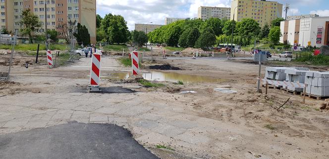 Jak teraz wygląda plac budowy na odcinku Piłsudskiego od skrzyżowania z Dworcową do skrzyżowania z Leonharda i Wyszyńskiego