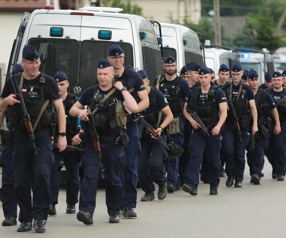Policyjna obława po strzelaninie w Małopolsce. Tadeusza Dudy poszukuje też Straż Graniczna