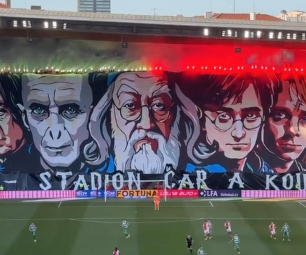 Harry Potter. Czarodzieje na piłkarskiej murawie. Ten stadion ozdobiły podobizny bohaterów J.K.Rowling