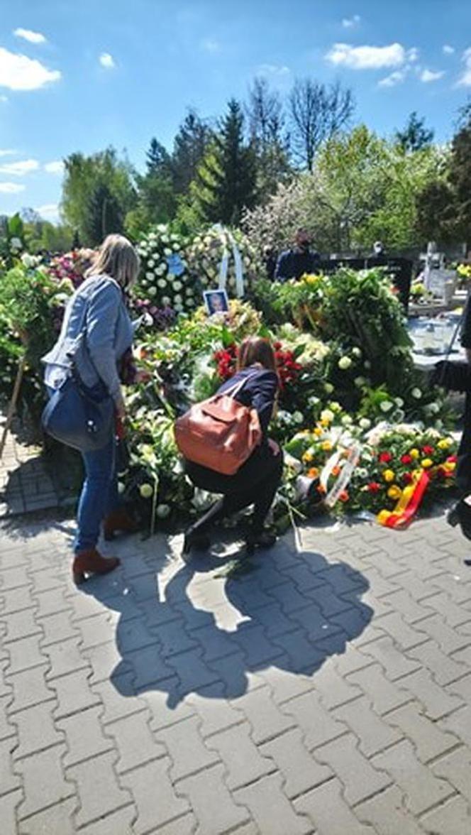 Pogrzeb Ewy Żarskiej - cmentarz