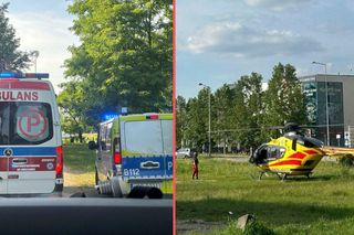 Pijaną nastolatkę wrzucili do stawu dla zabawy. Lądował śmigłowiec LPR