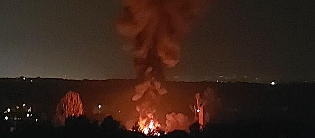 Pożar w Sosnowcu. Paliło się wysypisko odpadów