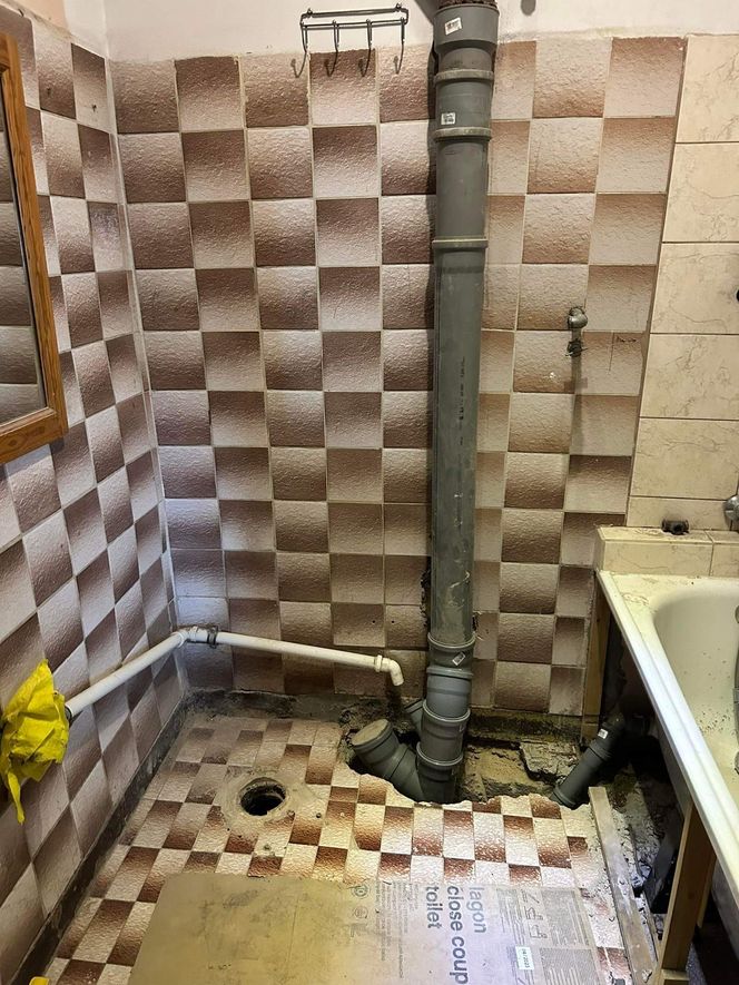 Łazienka przed metamorfozą