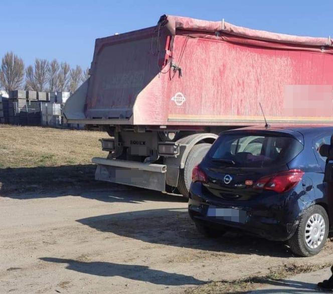 Pijany kierowca ciężarówki na ul. Chełmżyńskiej