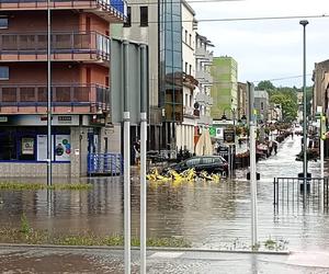 Dąbrowa Górnicza zalana po burzy