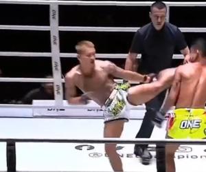 Brutalny nokaut na gali ONE. Perfekcyjne kopnięcie zakończyło walkę [WIDEO]